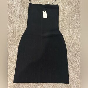 Aritiza strapless black dress